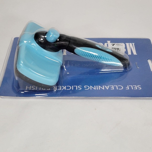 Slicker Brush for Dogs and Cats, Pet Grooming Massages Self-Cleaning - Picture 2 of 5